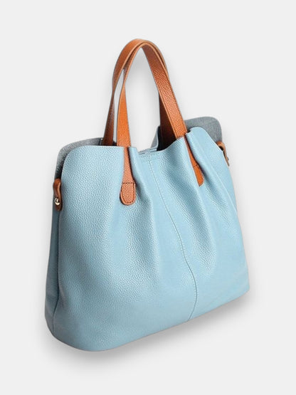 Leder Handtasche "Mimose"