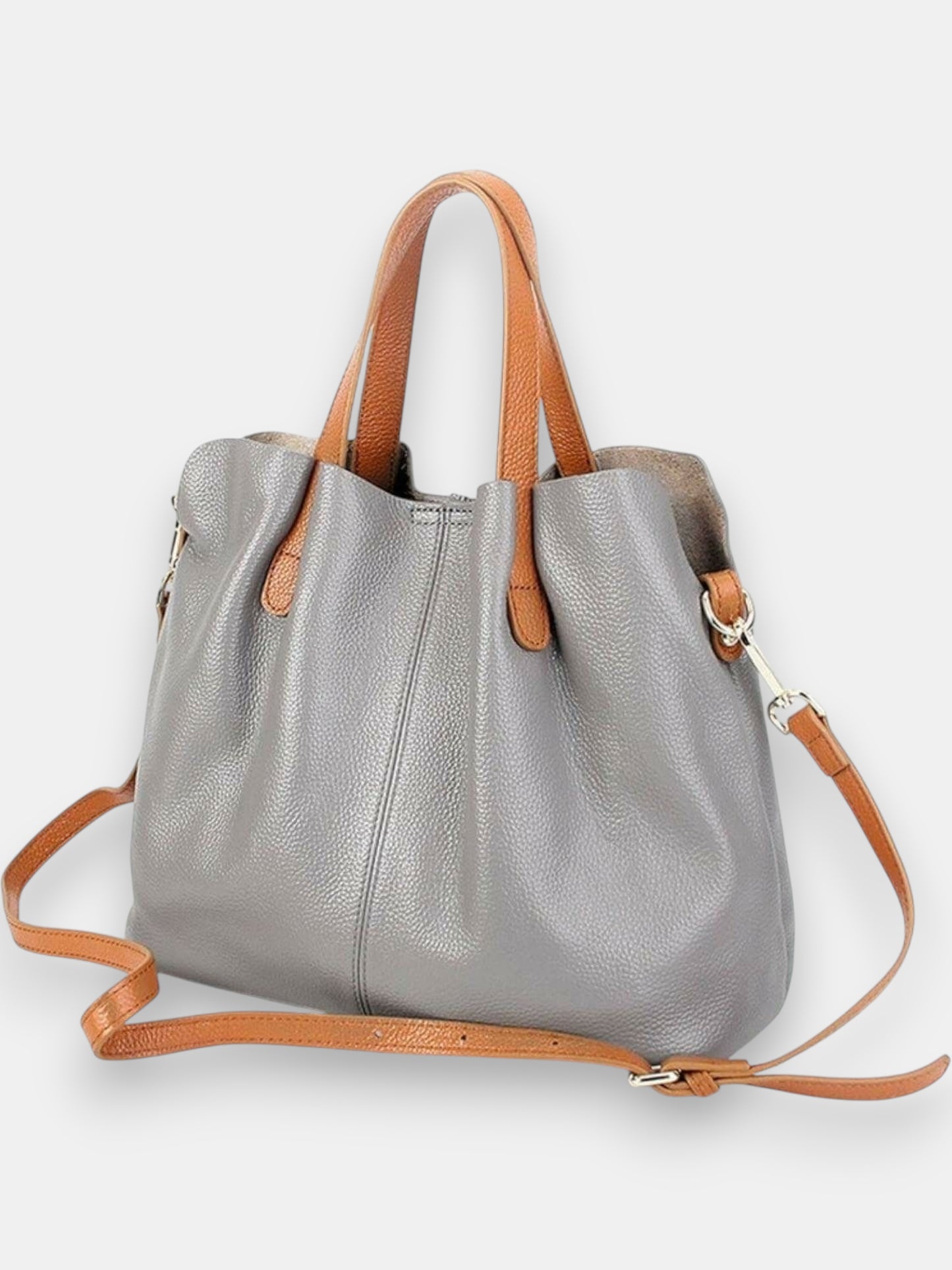 Leder Handtasche "Mimose"