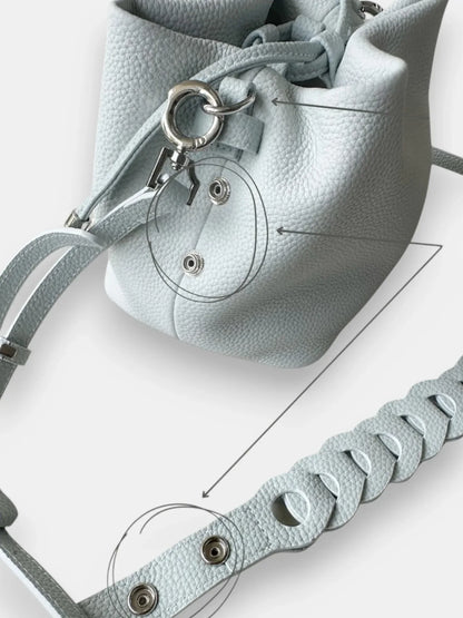 Leder Handtasche "Narzisse" - TOLLzWOOD
