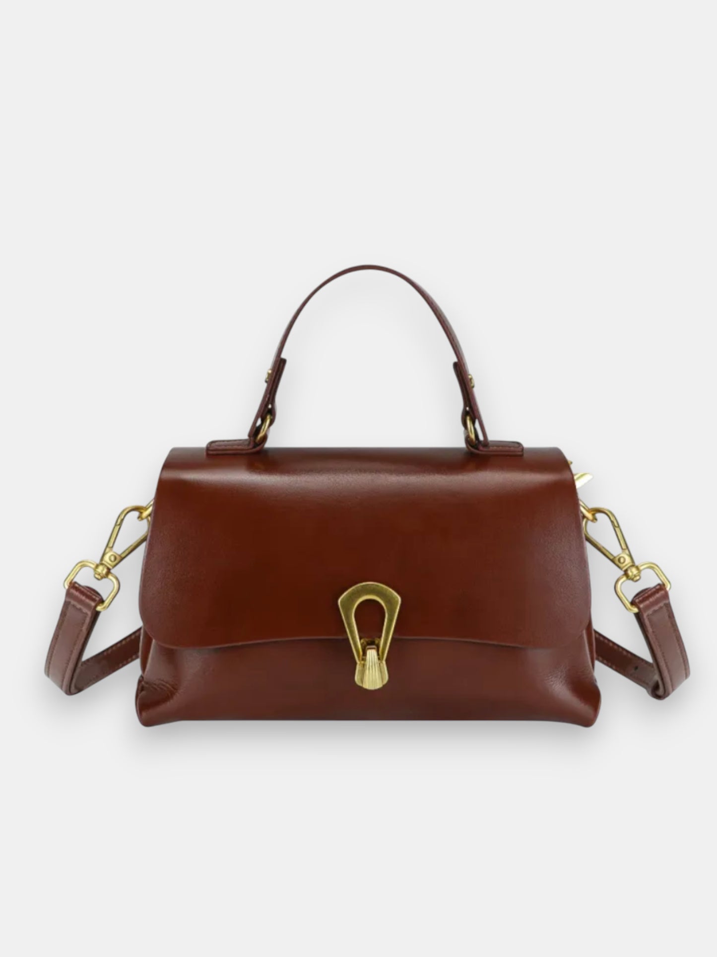 Leder Handtasche "Primel"