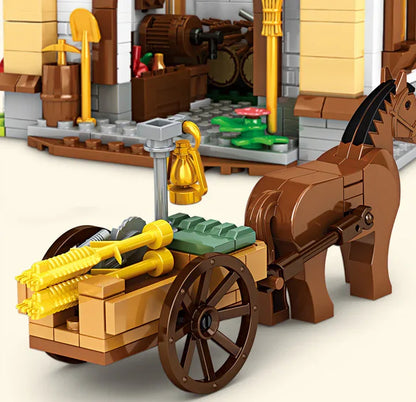 EC-Farm Getreidespeicher, 720 Teile - TOLLzWOOD