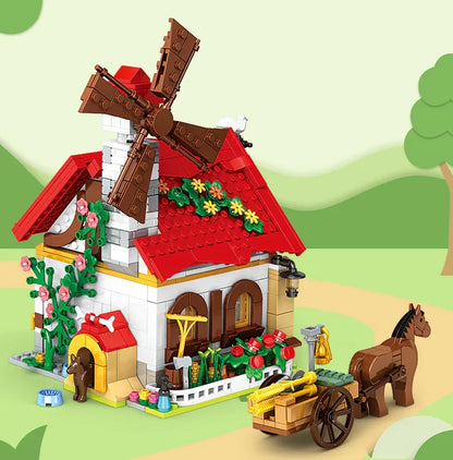 EC-Farm Getreidespeicher, 720 Teile - TOLLzWOOD