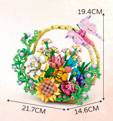 EC Midsummer Flower Bouquet Ornament, 635 pieces 