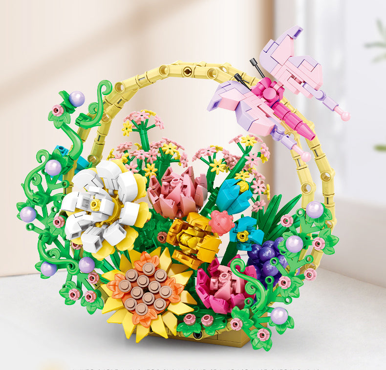 EC Midsummer Flower Bouquet Ornament, 635 pieces 