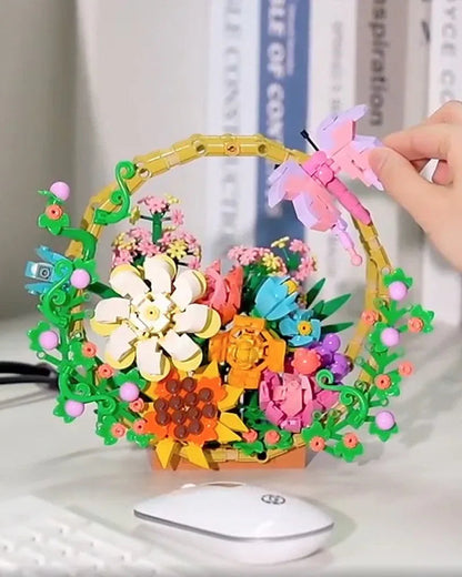 EC-Mittsommer Blumenbouquet Ornament, 635 Teile - TOLLzWOOD