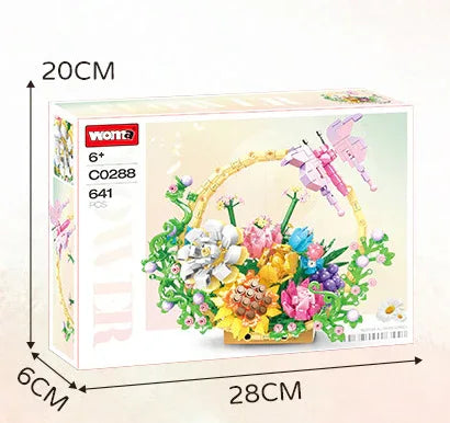 EC-Mittsommer Blumenbouquet Ornament, 635 Teile - TOLLzWOOD