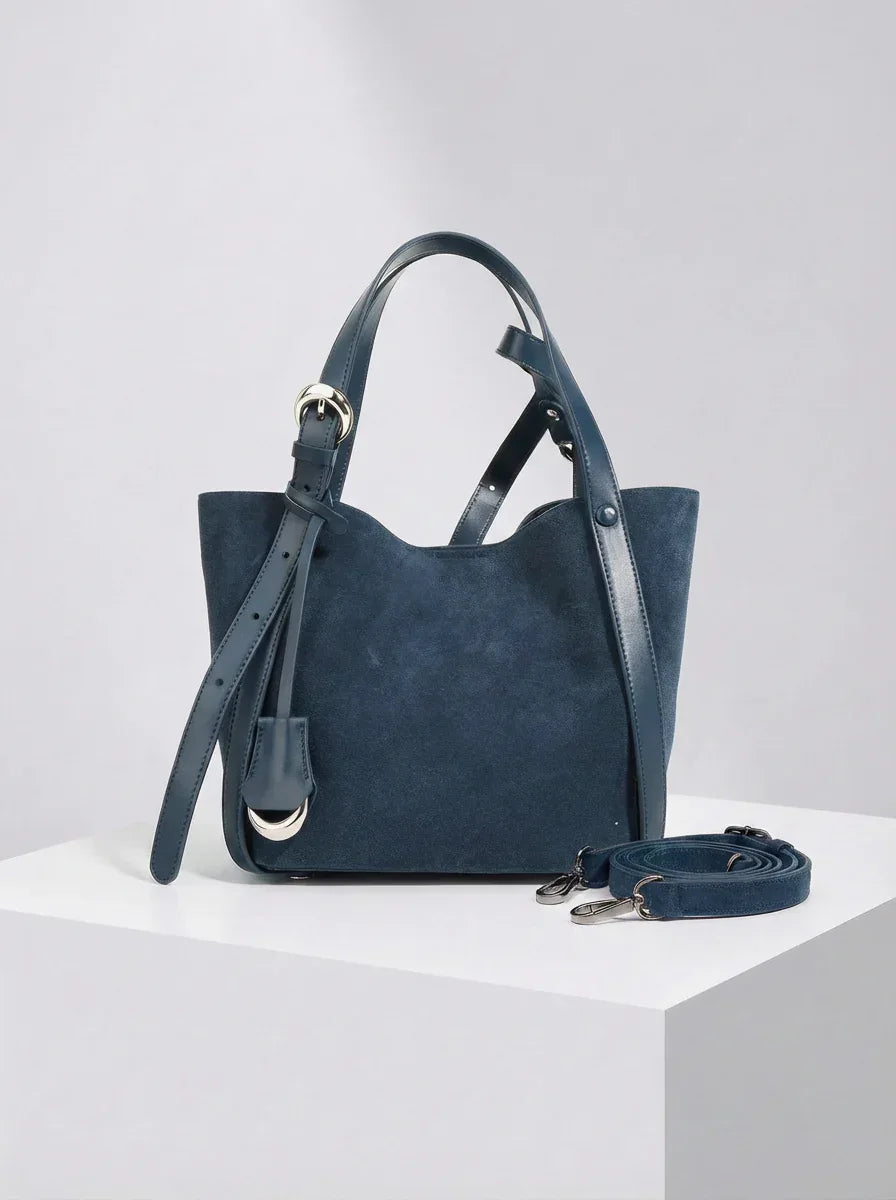 Leder Handtasche "Lotus" - TOLLzWOOD