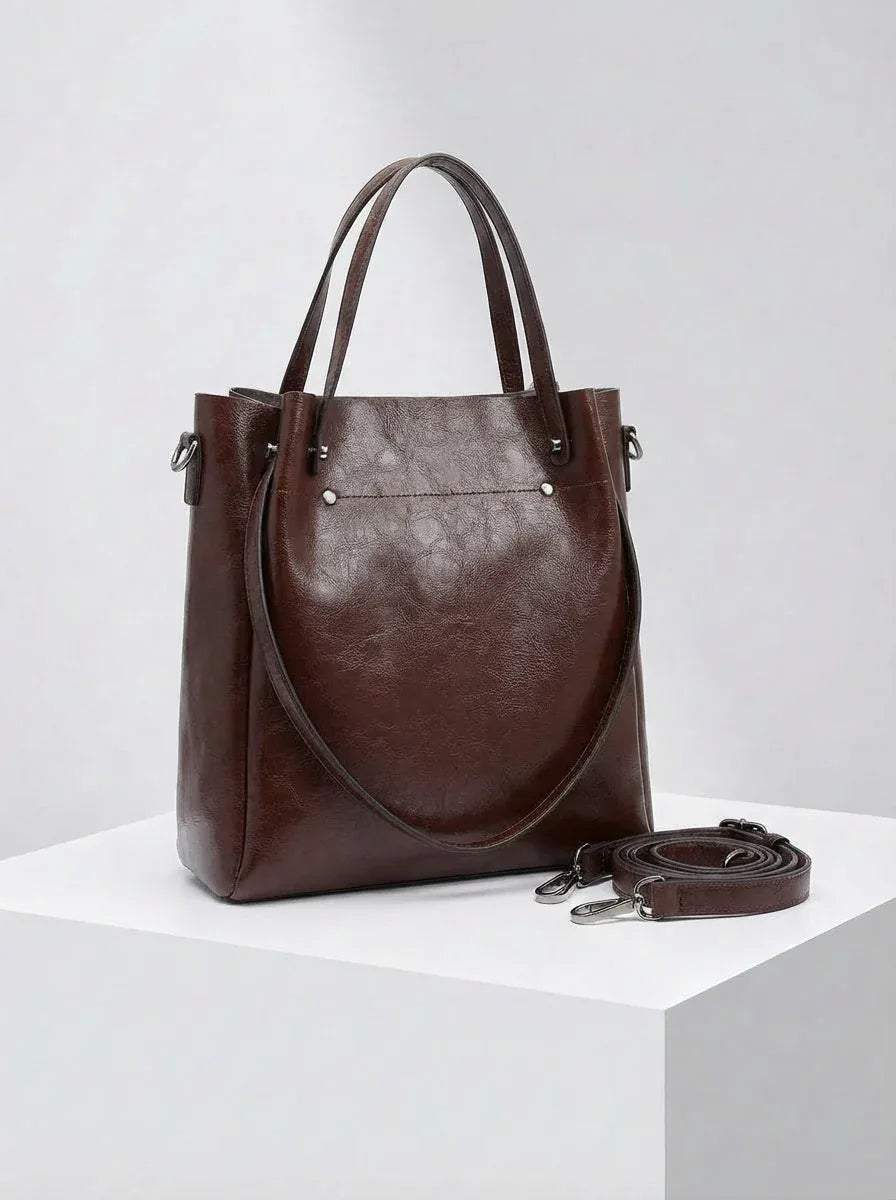 Leder Shopper "Aster" - TOLLzWOOD