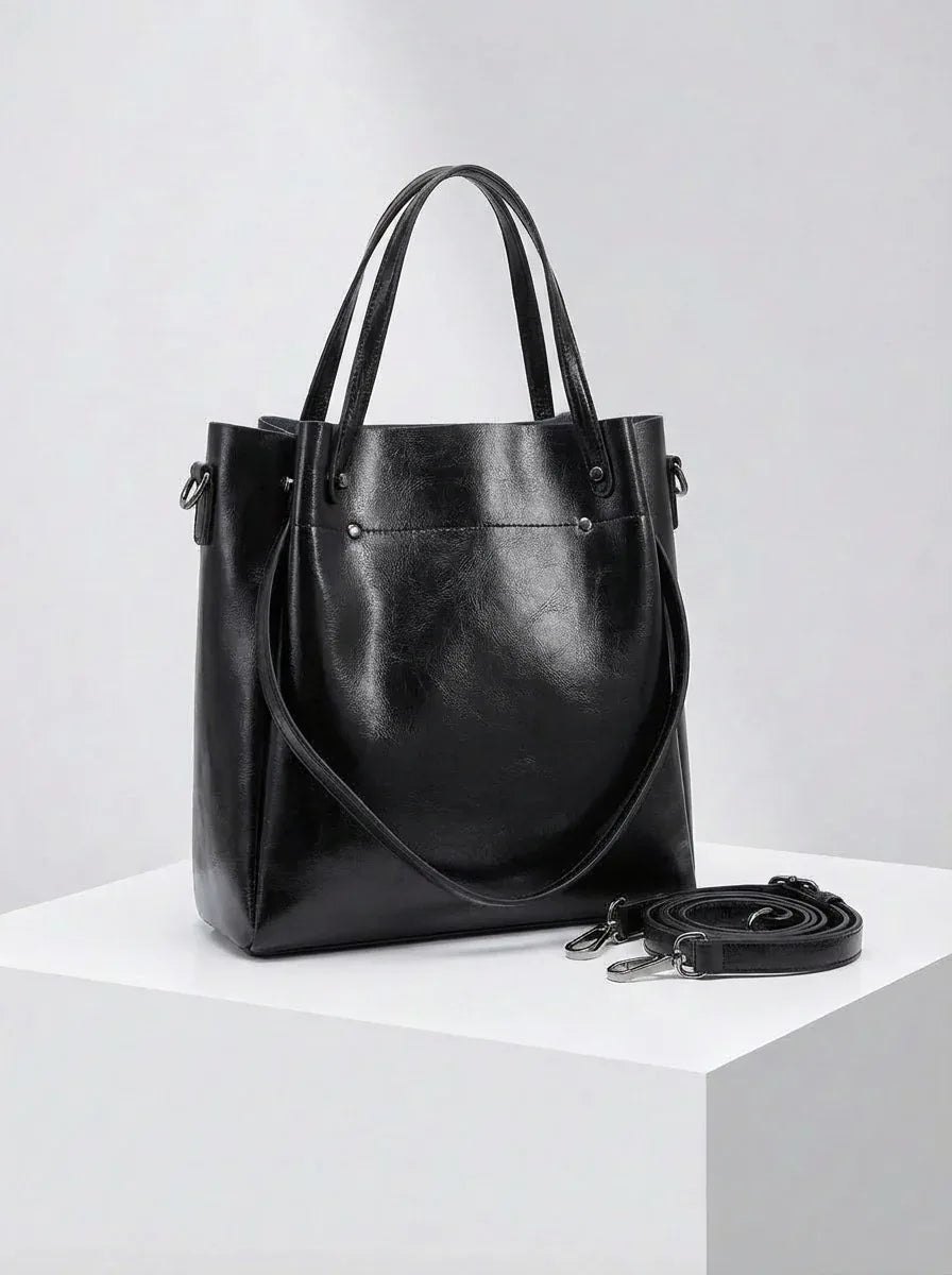 Leder Shopper "Aster" - TOLLzWOOD