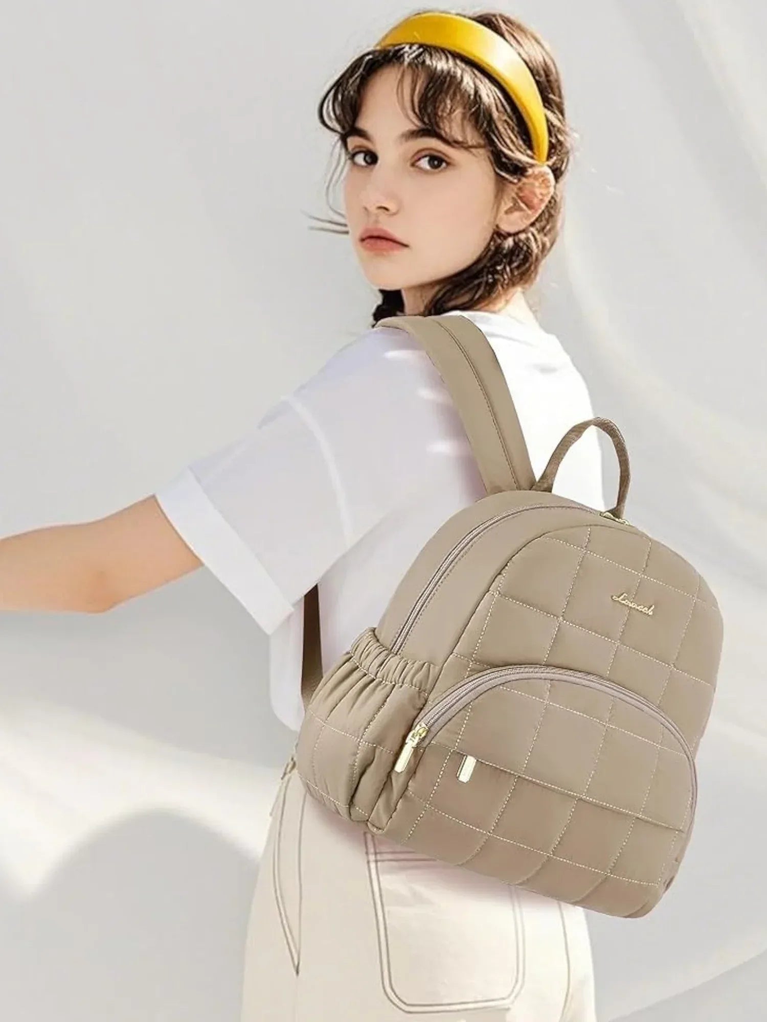 Beige Rucksack Lovevook - TOLLzWOOD