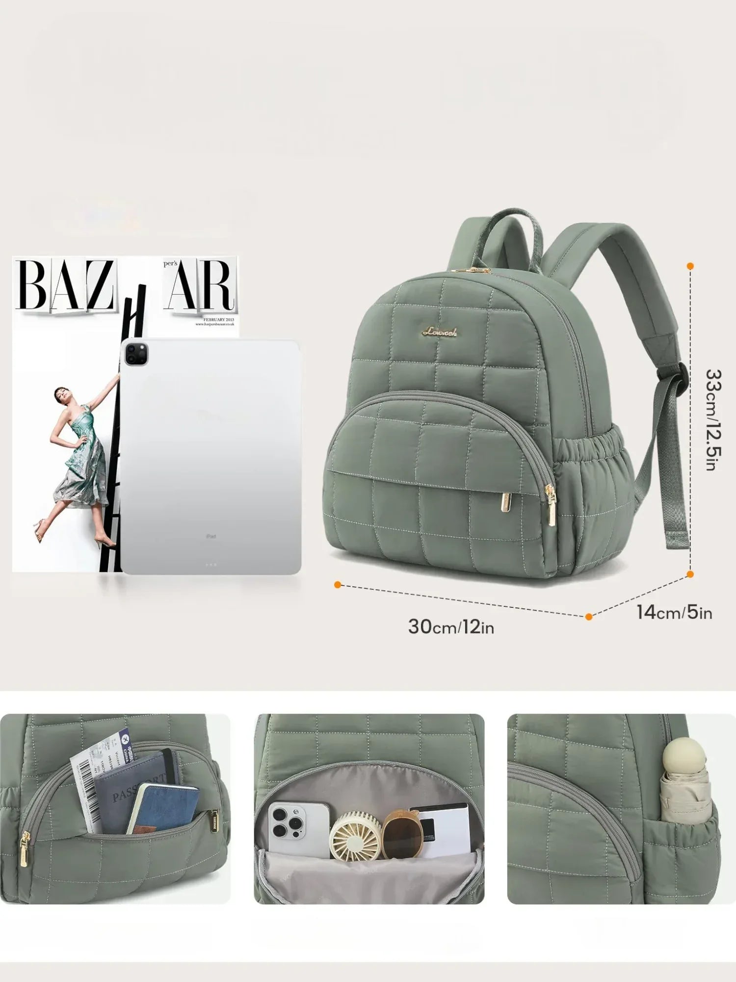 Grüne Rucksack Lovevook - TOLLzWOOD