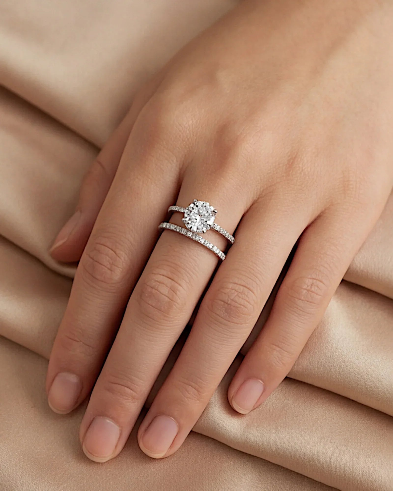 Ring aus 925er Sterlingsilber mit einem großen Zirkonia - TOLLzWOOD