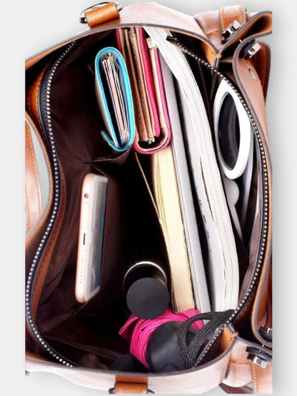 Leder Shopper "Aster" - TOLLzWOOD