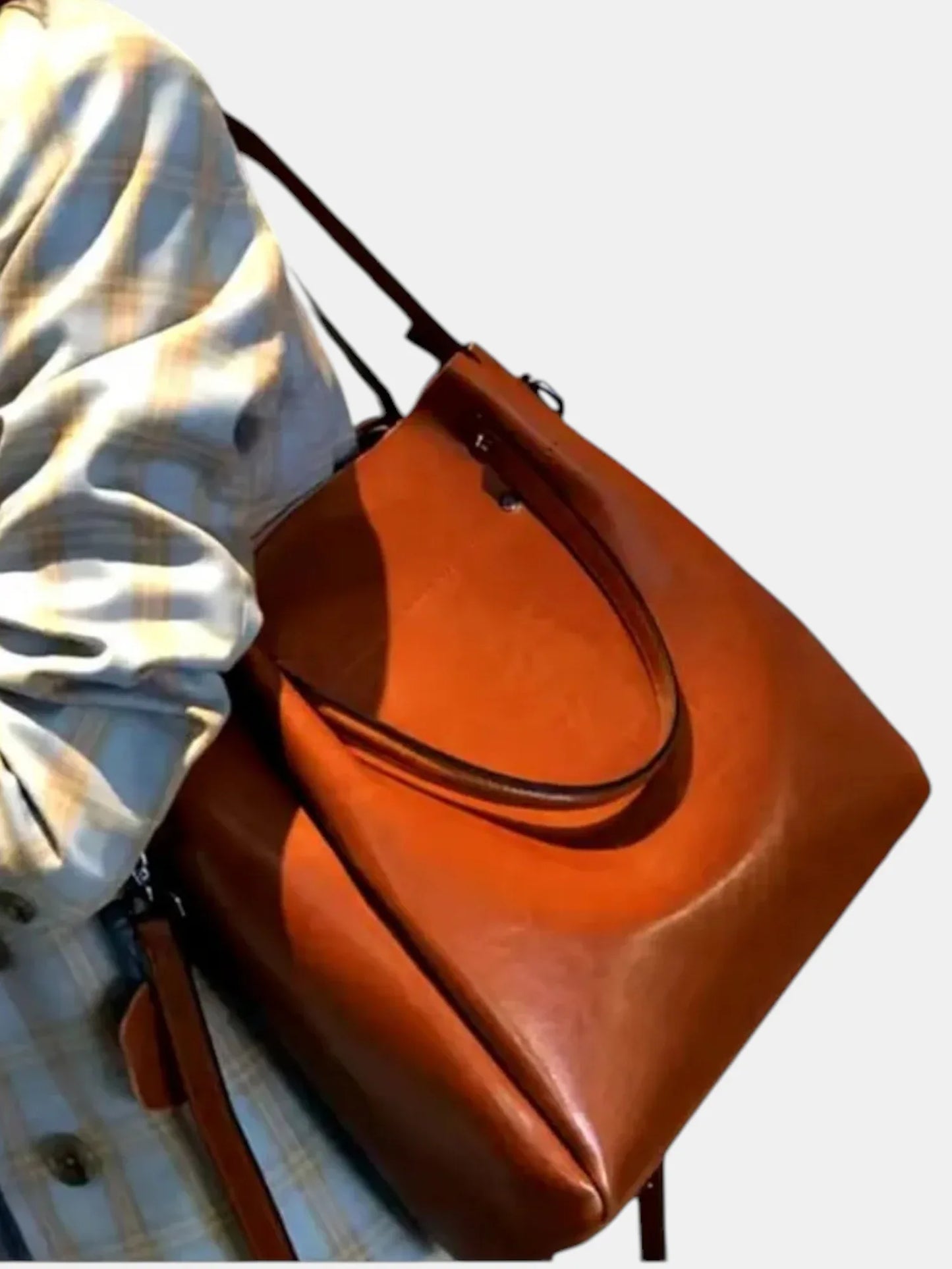 Leder Shopper "Aster" - TOLLzWOOD