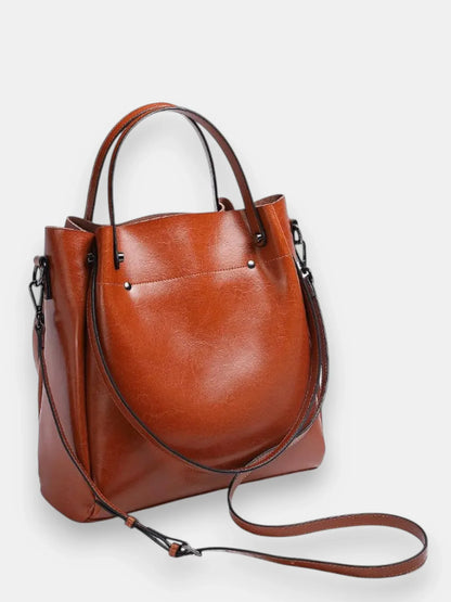 Leder Shopper "Aster" - TOLLzWOOD