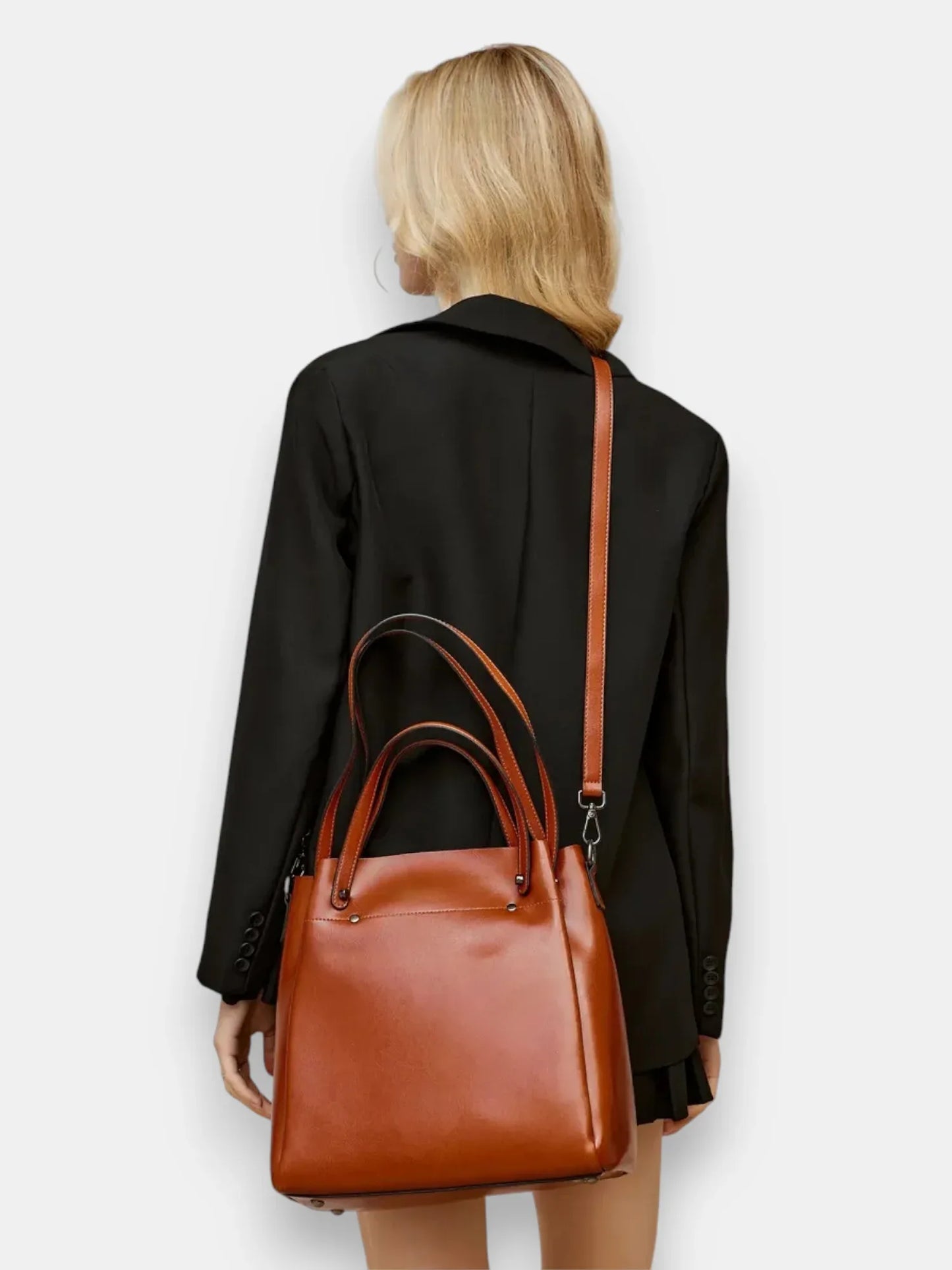 Leder Shopper "Aster" - TOLLzWOOD