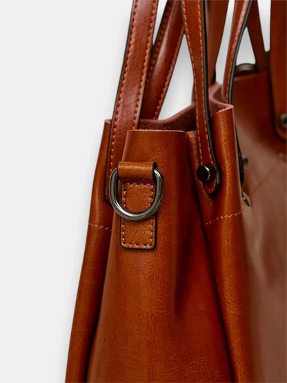 Leder Shopper "Aster" - TOLLzWOOD