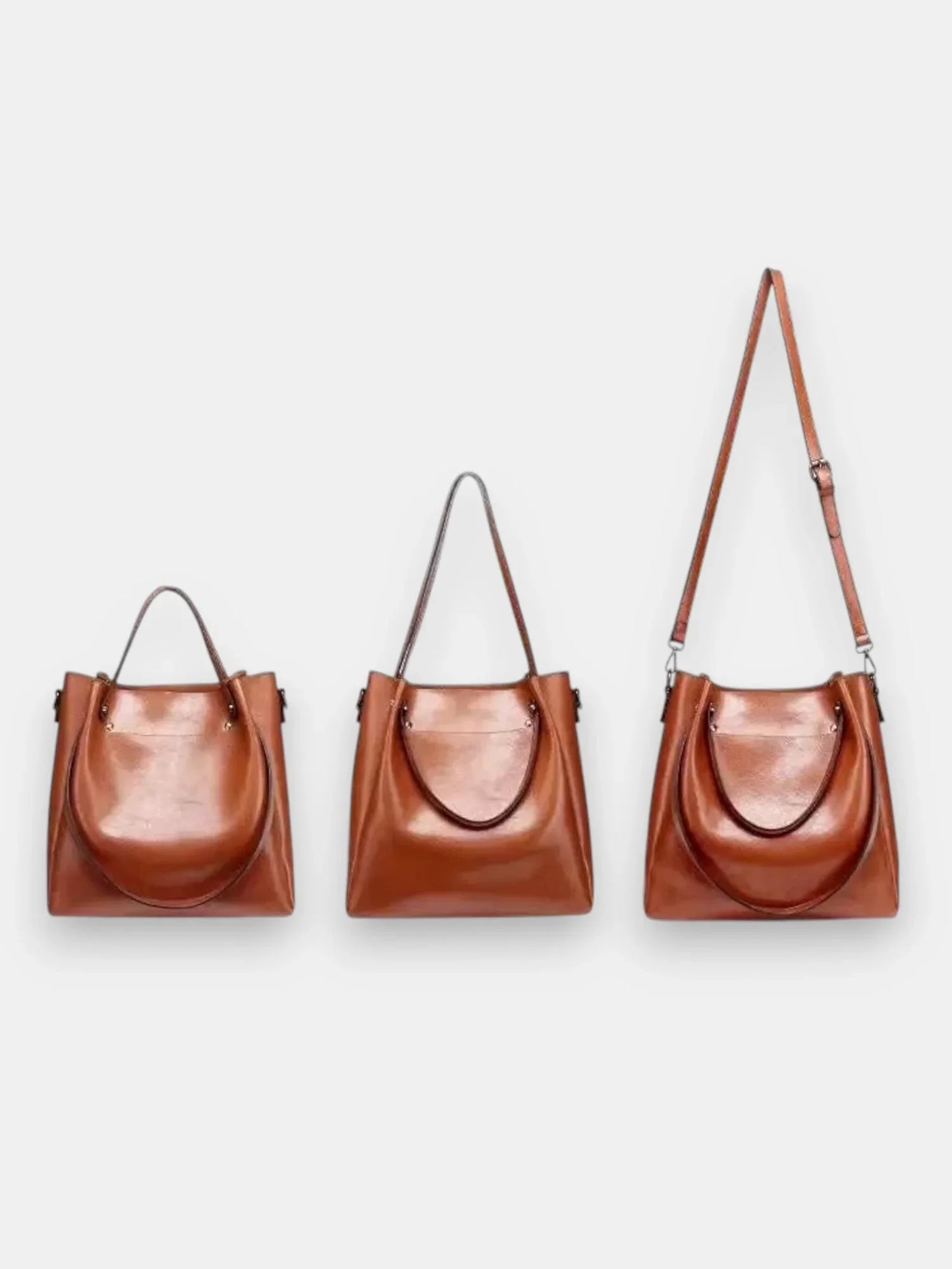 Leder Shopper "Aster" - TOLLzWOOD