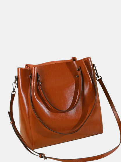 Leder Shopper "Aster" - TOLLzWOOD