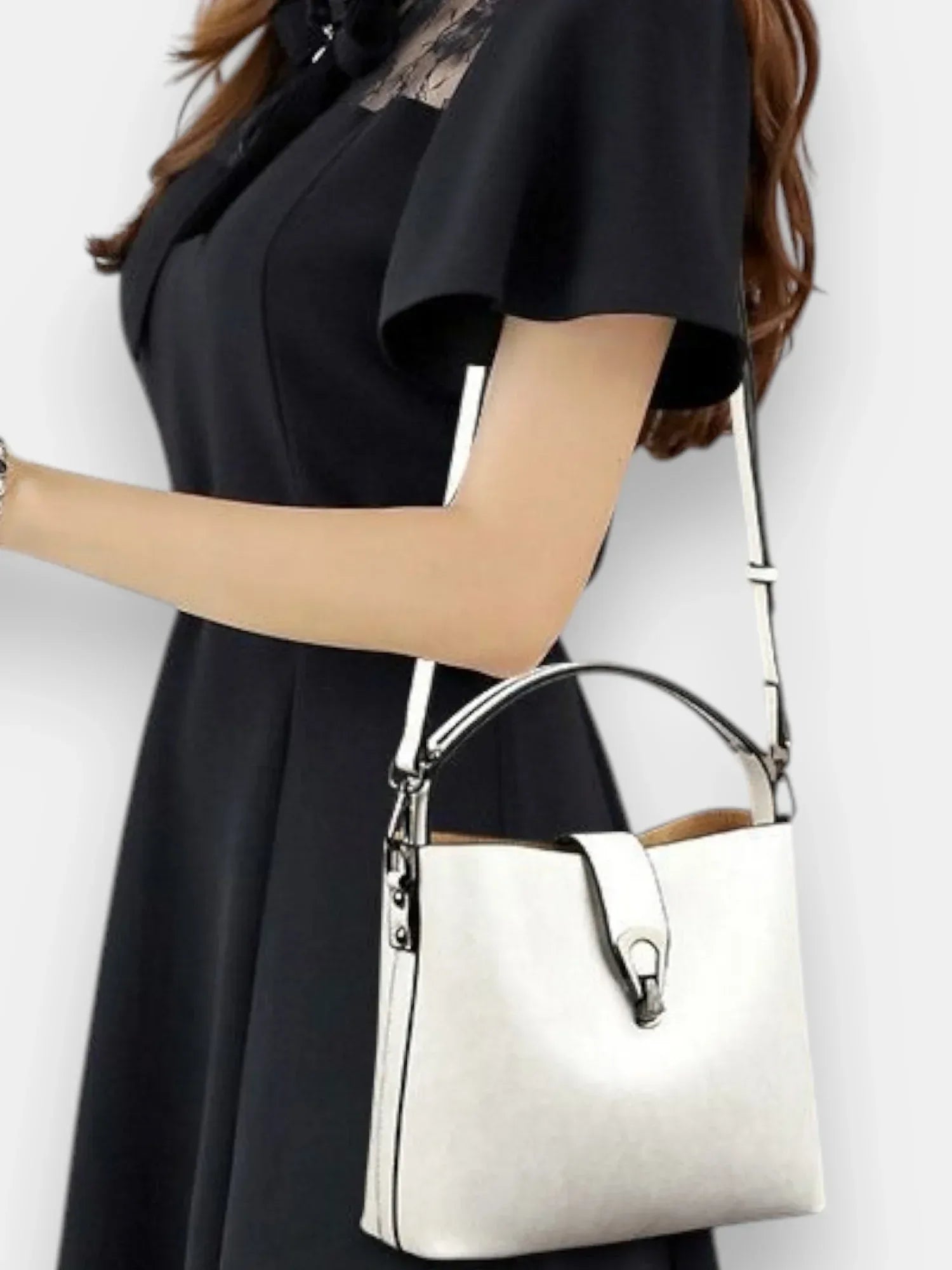 Leder Handtasche "Flora" - TOLLzWOOD