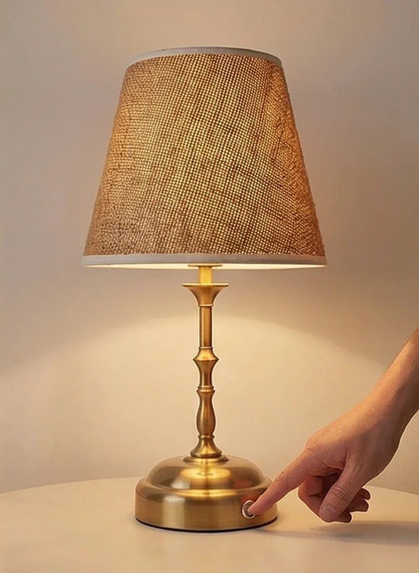 Goldene LED Tischlampen (AKKU und STROM) - TOLLzWOOD