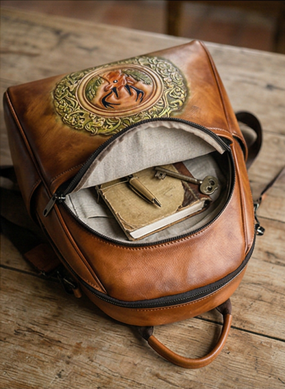 Leather backpack "Element"