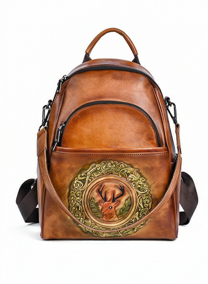 Leather backpack "Element"