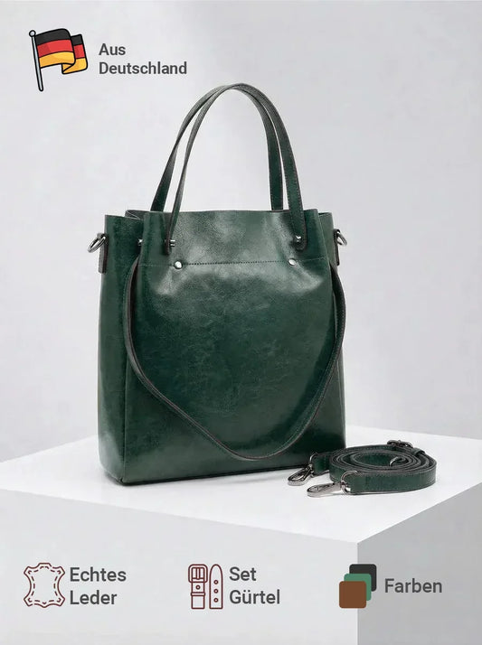 Leder Shopper "Aster" - TOLLzWOOD