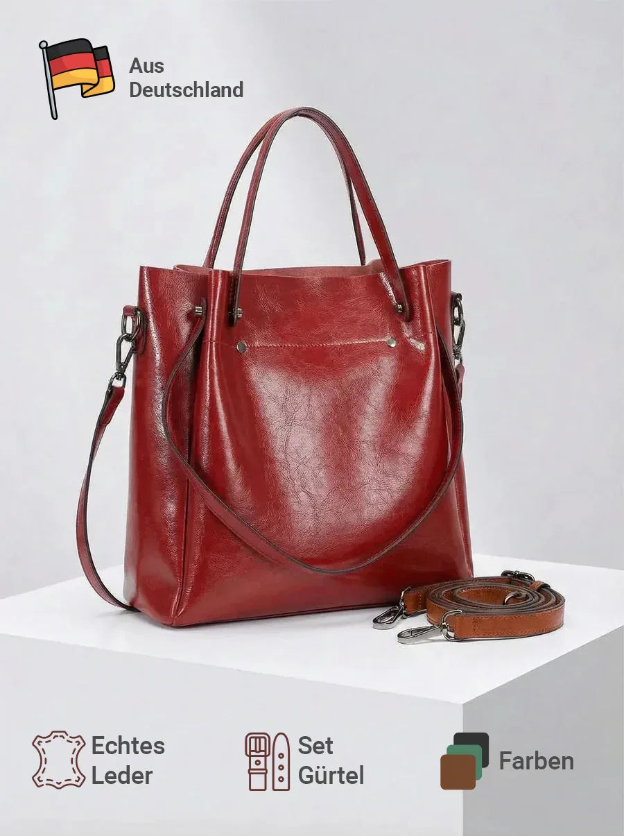Leder Shopper "Aster" - TOLLzWOOD