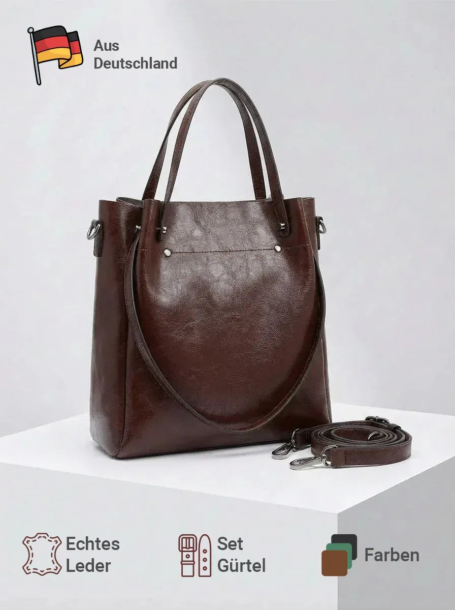 Leder Shopper "Aster" - TOLLzWOOD