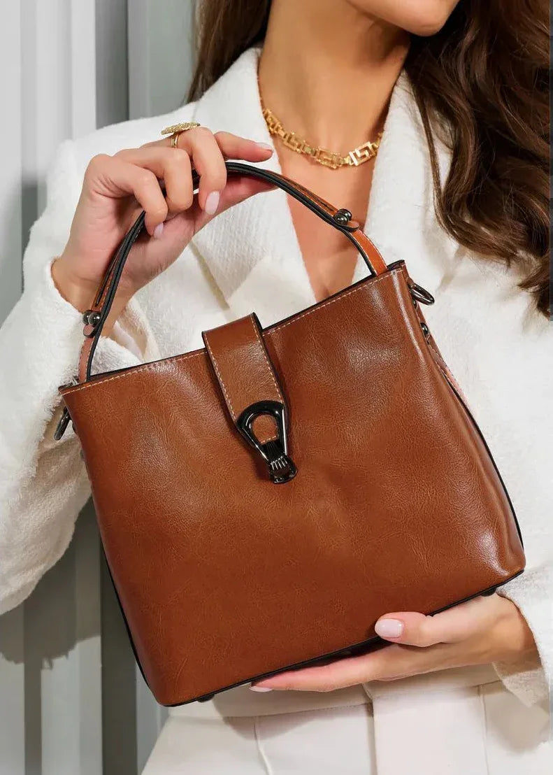 Leder Handtasche "Flora" - TOLLzWOOD