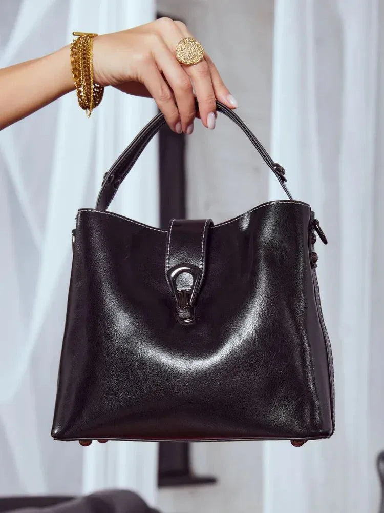 Leder Handtasche "Flora" - TOLLzWOOD