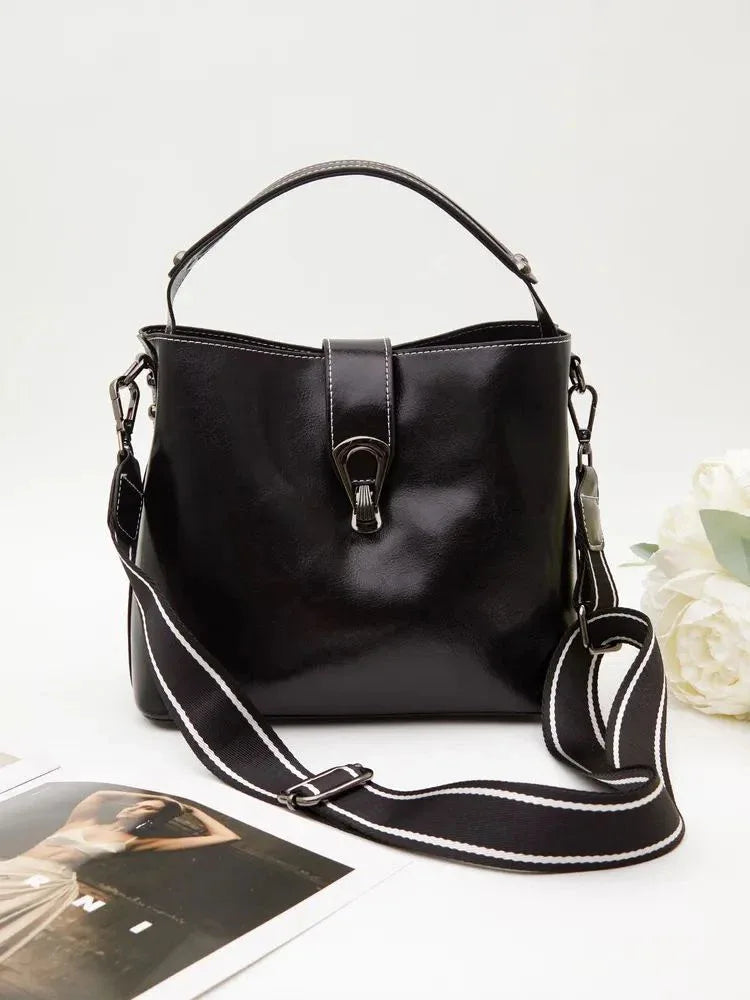 Leder Handtasche "Flora" - TOLLzWOOD