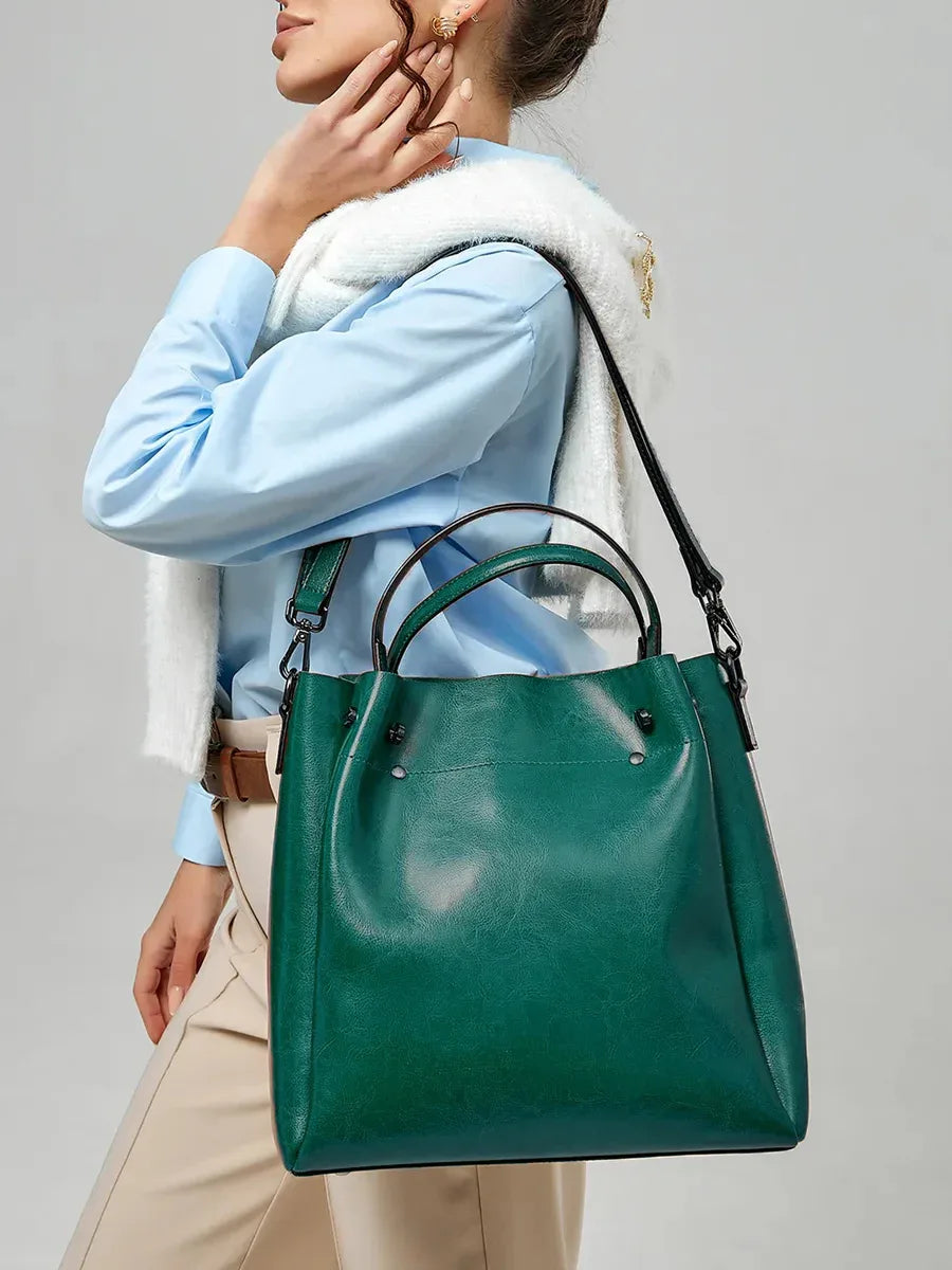 Leder Shopper "Aster" - TOLLzWOOD