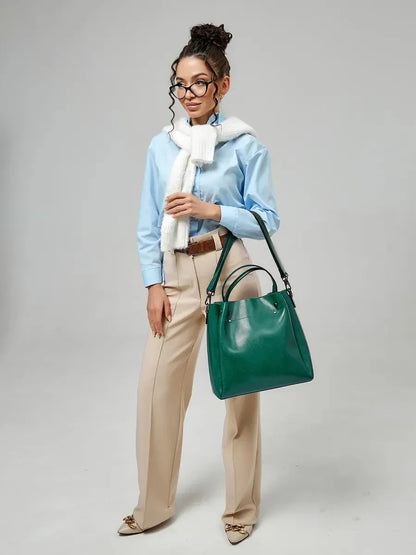 Leder Shopper "Aster" - TOLLzWOOD