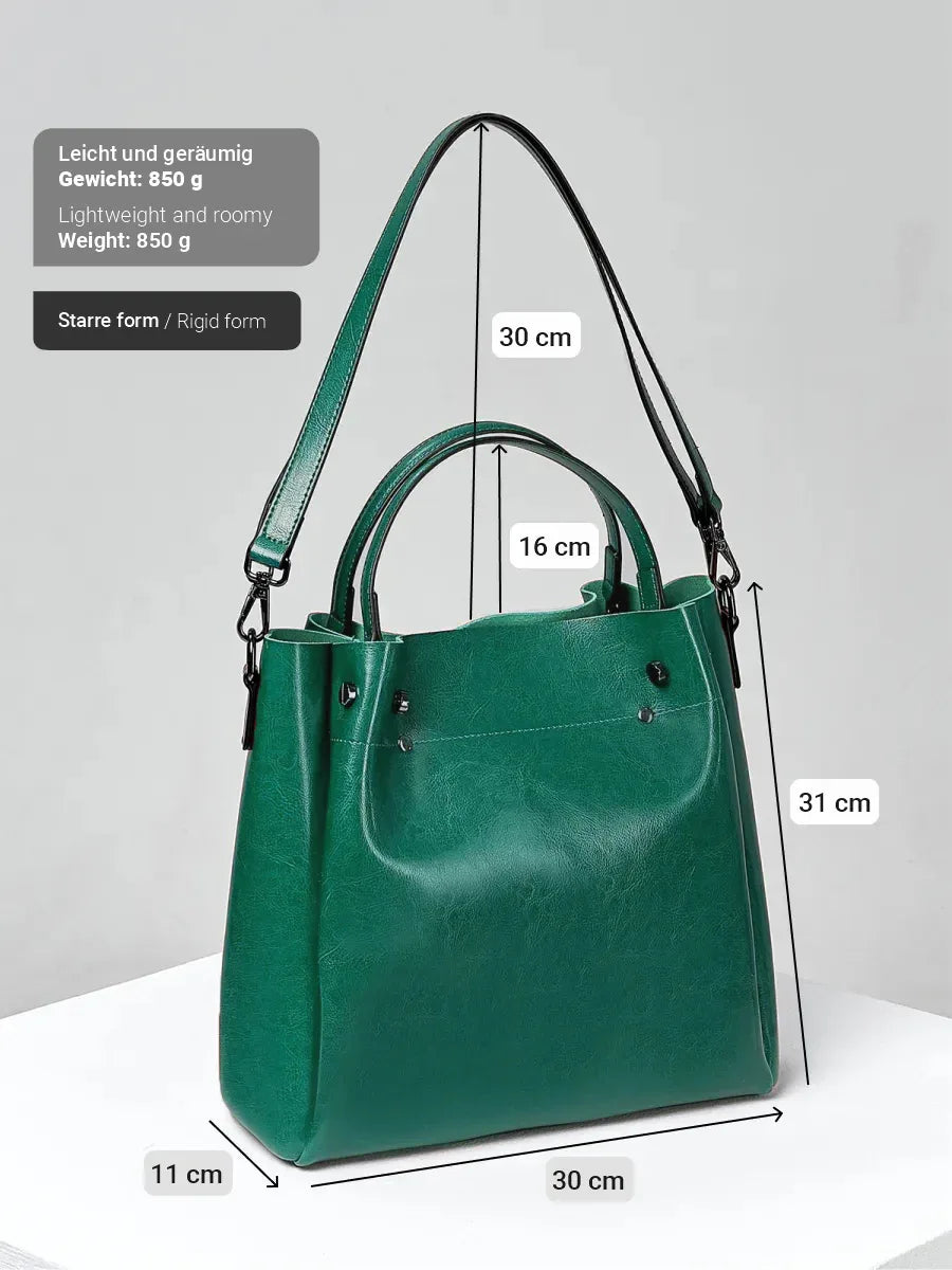 Leder Shopper "Aster" - TOLLzWOOD