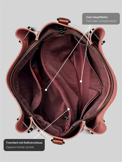 Leder Shopper "Aster" - TOLLzWOOD