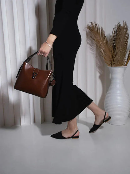 Leder Handtasche "Flora" - TOLLzWOOD