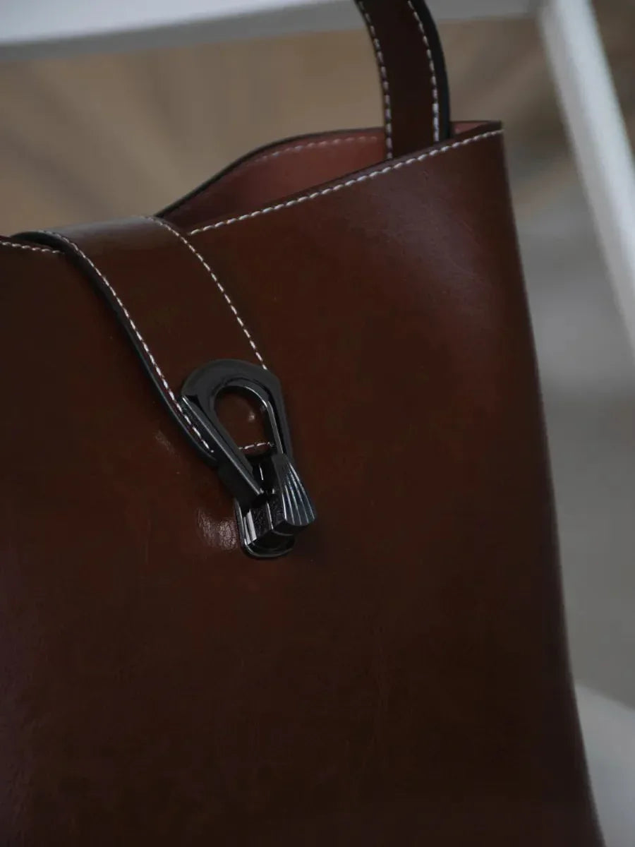Leder Handtasche "Flora" - TOLLzWOOD