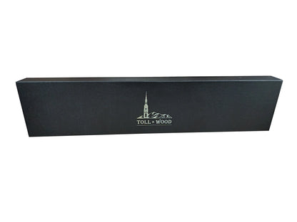 Kochmesser 8" - 5CR15 Stahl - Damast-Laser-Muster - TOLLzWOOD