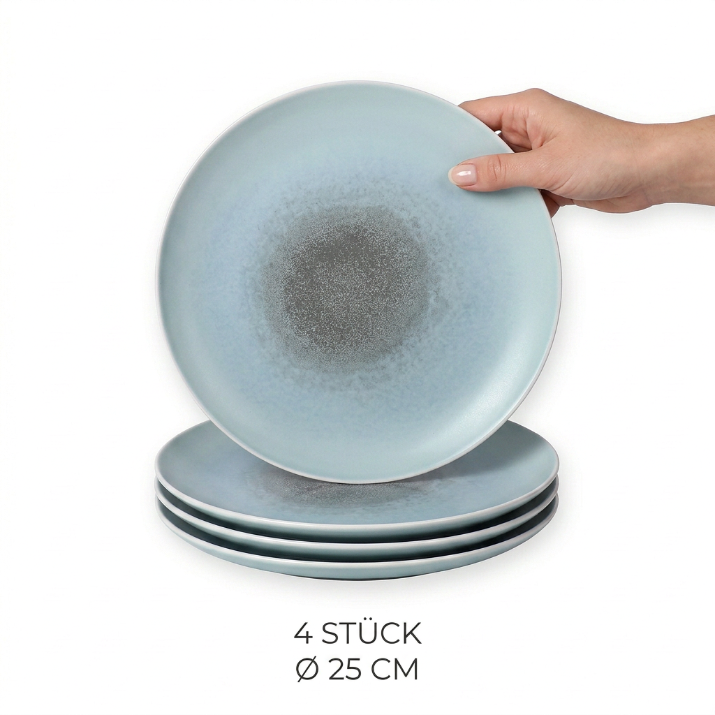 Porcelain plate "Blue" flat – Porz model