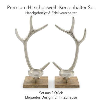 "Horn Tower" candle holder