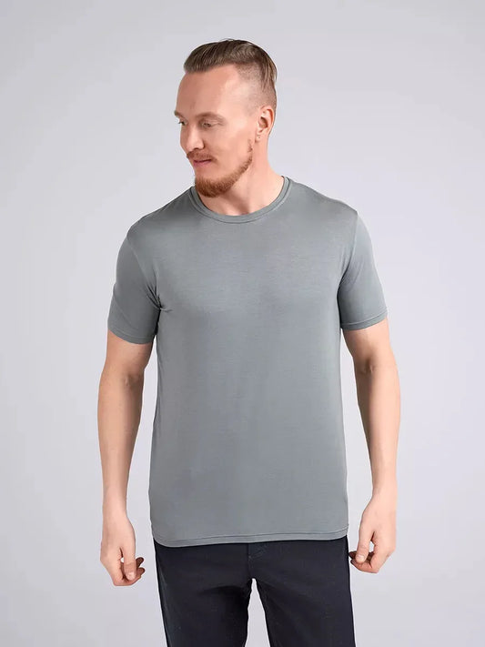 Grau T-Shirt aus Bambus - TOLLzWOOD