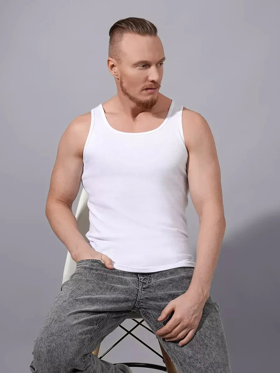 Weiß Tanktop aus Bambus - TOLLzWOOD