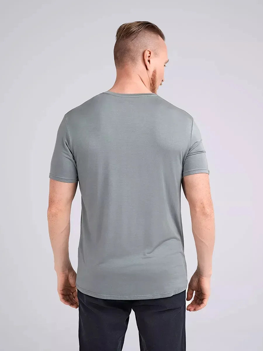 Grau T-Shirt aus Bambus - TOLLzWOOD