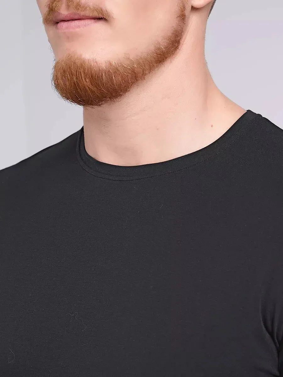 Schwarz T-Shirt aus Bambus - TOLLzWOOD