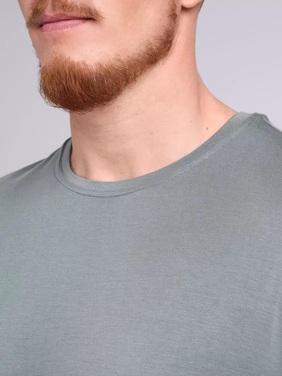 Grau T-Shirt aus Bambus - TOLLzWOOD