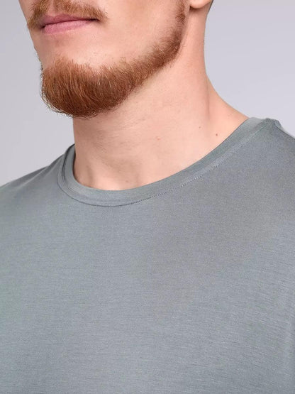 Grau T-Shirt aus Bambus - TOLLzWOOD