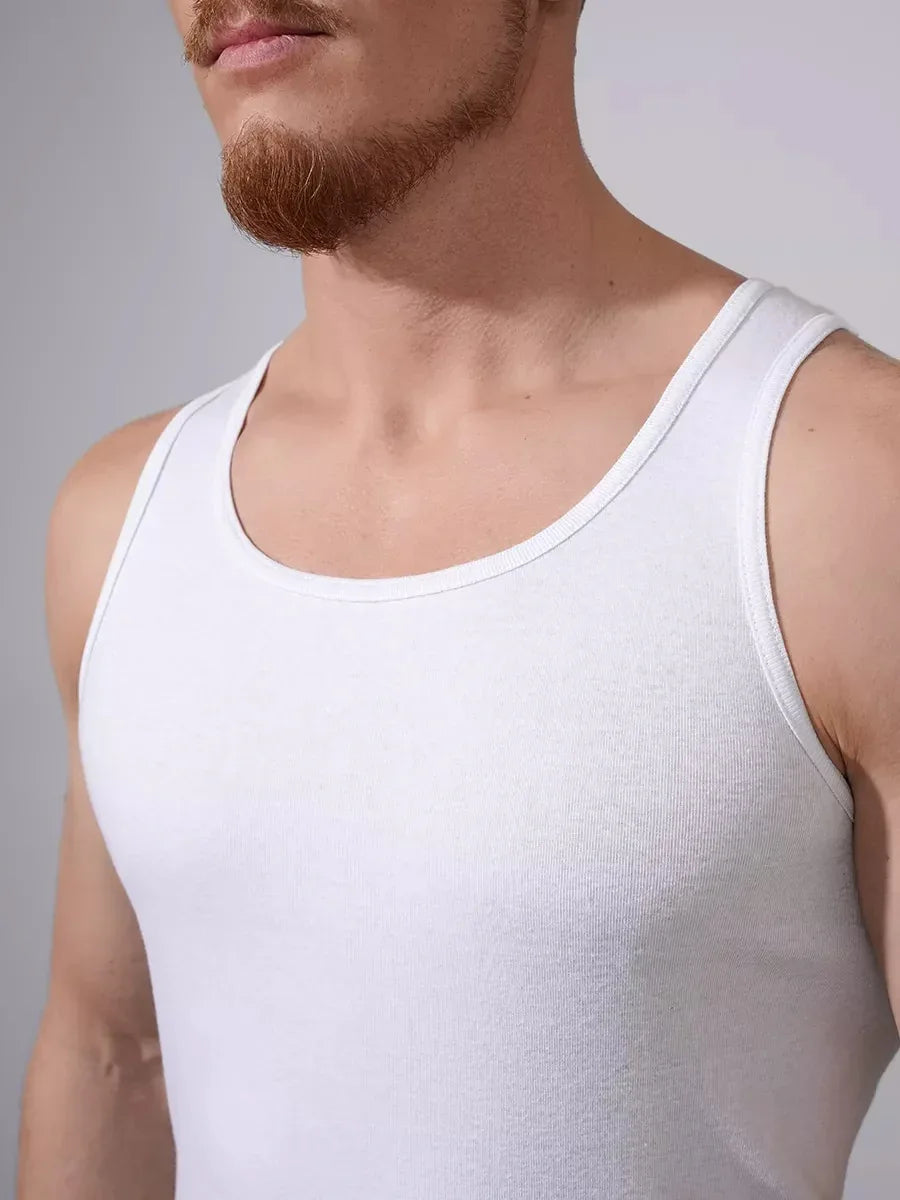 Weiß Tanktop aus Bambus - TOLLzWOOD