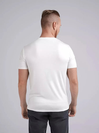 Weiß T-Shirt aus Bambus - TOLLzWOOD